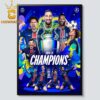 Paris Saint Germain PSG Triomphe 2025 d’Europe Champions League We Are Paris Home Decor Poster Canvas