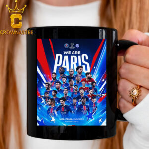 Paris Saint Germain PSG Triomphe 2025 d’Europe Champions League We Are Paris Ceramic Mug Cup