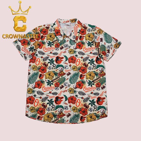 Baltimore Orioles 2025 Birdland MLB Summer Vibes Hawaiian Shirt