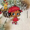 Atlanta Hawks Betty Boop NBA Cartoon Christmas Tree Decor Ornament