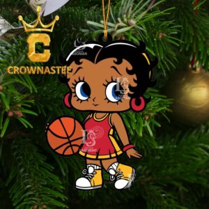 Atlanta Hawks Betty Boop NBA Christmas Tree Decor Ornament