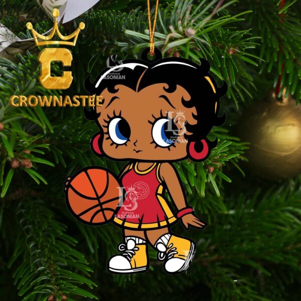 Atlanta Hawks Betty Boop NBA Christmas Tree Decor Ornament