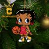 Atlanta Hawks Betty Boop NBA Cartoon Christmas Tree Decor Ornament