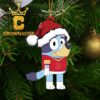 Atlanta Hawks Bluey Chilli Christmas Deer NBA Tree Decor Ornament