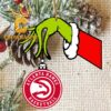 Atlanta Hawks Bluey NBA Christmas Tree Decoration Ornament