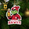 Atlanta Hawks Grinch NBA Christmas Tree Decor Ornament