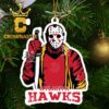 Atlanta Hawks Freddy Krueger Horror NBA Christmas Tree Decor Ornament