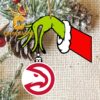 Atlanta Hawks Mascot NBA Christmas Tree Decor Ornament