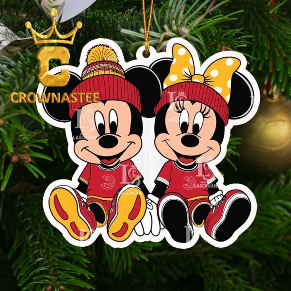 Atlanta Hawks Mickey Minne NBA Christmas Tree Decor Ornament
