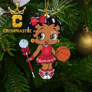 Atlanta Hawks NBA Betty Boop Xmas Christmas Tree Decor Ornament