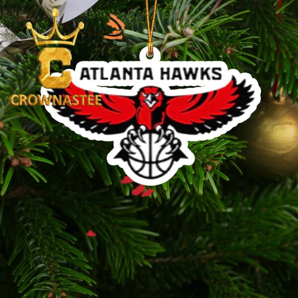 Atlanta Hawks NBA Bird Christmas Tree Decoration Ornament
