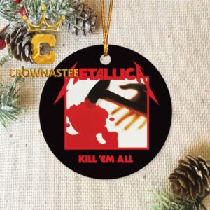 Metallica Kill ‘Em All Album Cover Christmas Tree Decorations Ornament