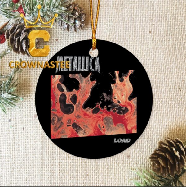 Metallica Load Album Cover Christmas Tree Decorations Ornament