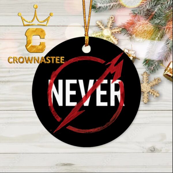 Metallica Through The Never Album Cover Christmas Tree Decorations Ornament