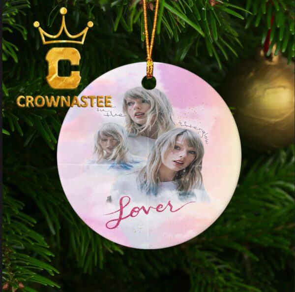 Taylor Swift Lover Album Christmas Tree Decorations Ornament