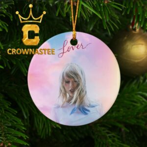 Taylor Swift Lover Album Cover Christmas Tree Decorations Ornament