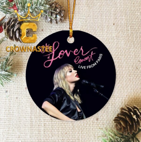 Taylor Swift Lover Live From Paris Christmas Tree Decorations Ornament