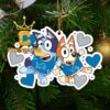 Bluey Atlanta Hawks NBA Christmas Tree Decor Ornament