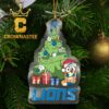 Detroit Lions Bluey Chilli Happy Christmas NFL Acrylic Christmas Tree Decoration Ornament