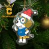 Detroit Lions Bluey Jack Christmas NFL Acrylic Christmas Tree Decoration Ornament