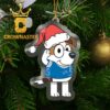 Detroit Lions Bluey Family Christmas Acrylic Decoration Christmas Tree Ornament