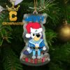 Detroit Lions Bluey Merry Christmas NFL Acrylic Christmas Tree Decoration Ornament