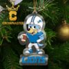 Detroit Lions Football NFL Acrylic Christmas Tree Decoration Ornament
