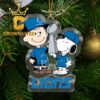 Las Vegas Raiders Bluey Christmas NFL Acrylic Christmas Tree Decor Ornament