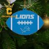 Detroit Lions NFL Football Xmas Acrylic Christmas Tree Decoration Ornament