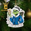 Detroit Lions Grinch Christmas Leopard NFL Football Christmas Tree Decor Ornament