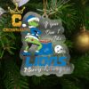 Detroit Lions Mickey Mouse Gangster NFL Arcylic Christmas Tree Decor Ornament
