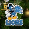 Detroit Lions Mickey Mouse NFL Christmas Tree Decoration Ornament