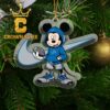 Detroit Lions NFL Disney Mickey Mouse Acrylic Christmas Tree Decoration Ornament