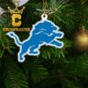 Detroit Lions NFL Logo Acrylic Christmas Tree Decoration Ornament
