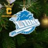 Detroit Lions NFL Player Acrylic Christmas Tree Decor Ornament