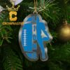 Detroit Lions Rolling Stone NFL Acrylic Christmas Tree Decoration Ornament
