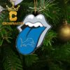 Detroit Lions Snoopy and Charlie Sport Acrylic Christmas Tree Decoration Ornament