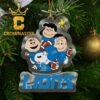 Las Vegas Raiders NFL Snoopy The Peanuts Christmas Acrylic Christmas Tree Decoration Ornament