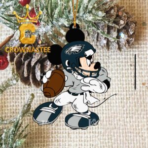Philadelphia Eagles Disney Mickey Mouse Xmas Christmas Tree Decoration Ornament