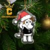 Las Vegas Raiders Bluey Honey Christmas NFL Acrylic Christmas Tree Decoration Ornament