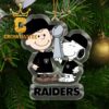 Las Vegas Raiders Bluey NFL Acrylic Christmas Tree Decoration Ornament