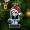 Las Vegas Raiders Charlie Brown Snoopy NFL Acrylic Christmas Tree Decoration Ornament