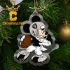 Las Vegas Raiders Disney Mickey Mouse Football NFL Acrylic Christmas Tree Decoration Ornament