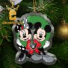 Las Vegas Raiders Mickey Mouse NFL Acrylic Christmas Tree Decor Ornament
