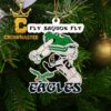 Saquon Barkley Reverse Hurdle NFL Philadelphia Eagles 2024 Acrylic Christmas Tree Decor Ornament