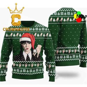Wednesday Addam And Thing Xmas Christmas Ugly Sweater