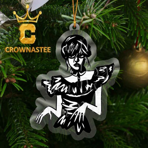 Wednesday Addams Dancing Acrylic Christmas Tree Decoration Ornament