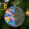 Wednesday And Thing Bat Acrylic Christmas Tree Decor Ornament