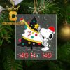 Las Vegas Raiders Snoopy Player Football NFL Acrylic Christmas Tree Decoration Ornament