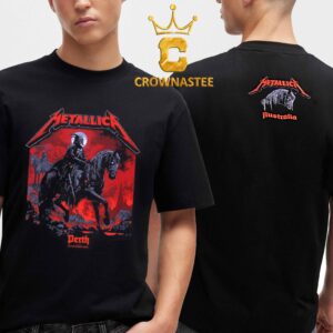 Metallica Perth 2025 Western Australia Optus Stadium Exclusive Two Sided T Shirt